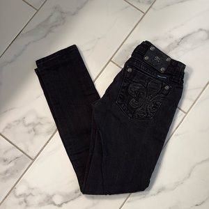 Miss Me black skinny jeans